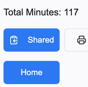The share button that creates a read-only link to a board